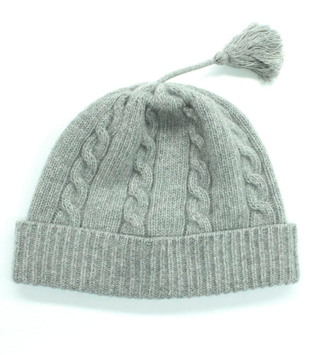 BABY CASHMERE CABLE HAT STITCH