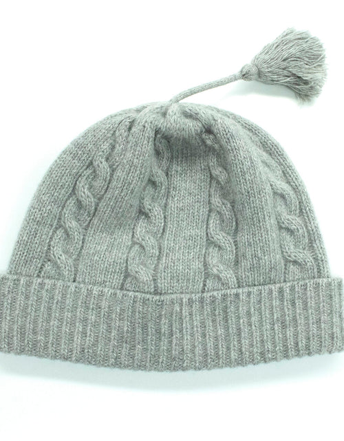 Load image into Gallery viewer, BABY CASHMERE CABLE HAT STITCH
