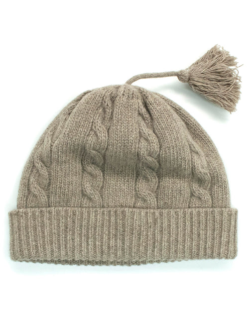 Load image into Gallery viewer, BABY CASHMERE CABLE HAT STITCH
