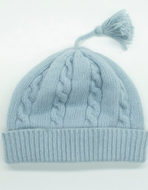 Load image into Gallery viewer, BABY CASHMERE CABLE HAT STITCH
