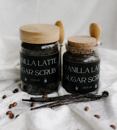 Vanilla Latte Sugar Scrub, 16 oz