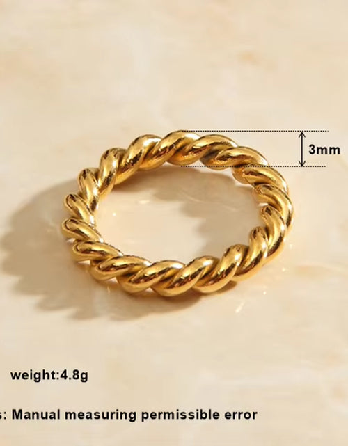 Load image into Gallery viewer, Xmas Gift Gold Plated /Stainless_Steel Color Size 6 7 8 Maiden Knuckle Rings Circular Prices in Euros Engagement Jewelry

