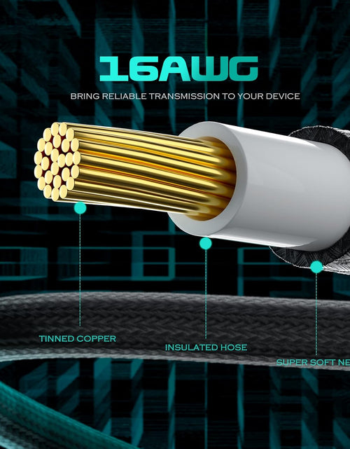 Load image into Gallery viewer, Power Supply Sleeved Cable, 16AWG PSU Cables Internal Power Supplies Extension Cables 1X24Pin/2X4+4 Eps/3X6+2 PCI-E, 30Cm Length with Comb (Dual EPS Black White)
