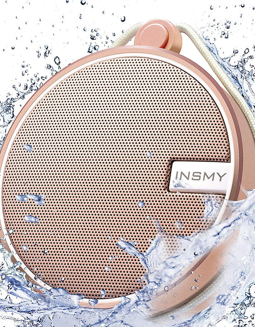 Load image into Gallery viewer, C12 IPX7 Waterproof Shower Bluetooth Speaker, Portable Small Speaker, Speakers Bluetooth Wireless Loud Clear Sound Support TF Card Suction Cup for Outdoor Kayak Canoe Beach Gift (Cashmere Pink)
