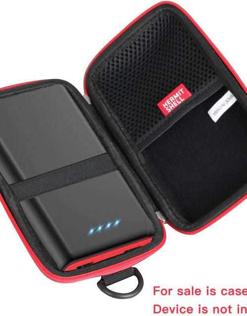 Load image into Gallery viewer, Hard Travel Case for Ekrist/Lanluk Portable Charger Power Bank 25800Mah (Black + Red Zipper)
